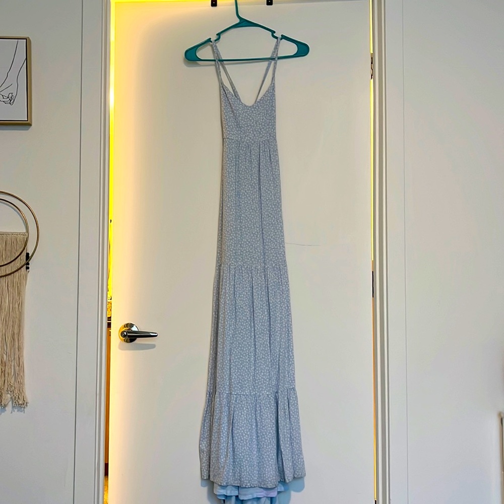 Baby blue maxi by Aila Blue